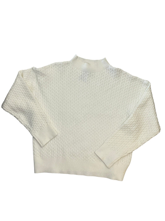 Sweater By Zyia In White, Size:S