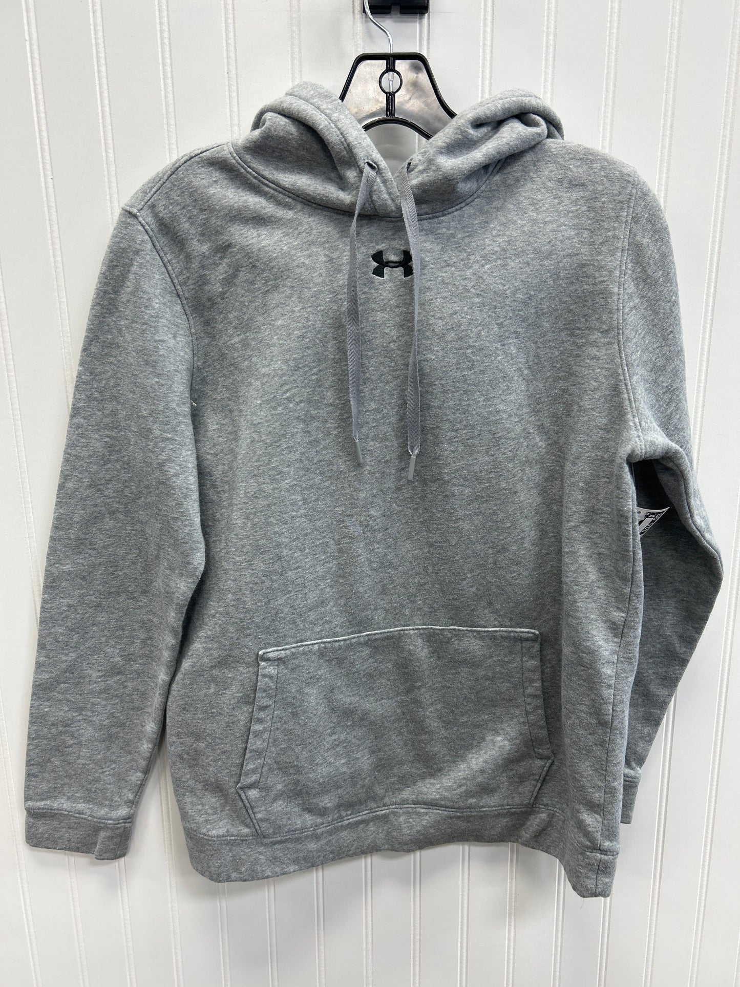 Sweatshirt Hoodie By Under Armour In Grey, Size:M