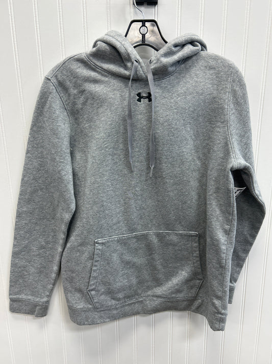 Sweatshirt Hoodie By Under Armour In Grey, Size:M