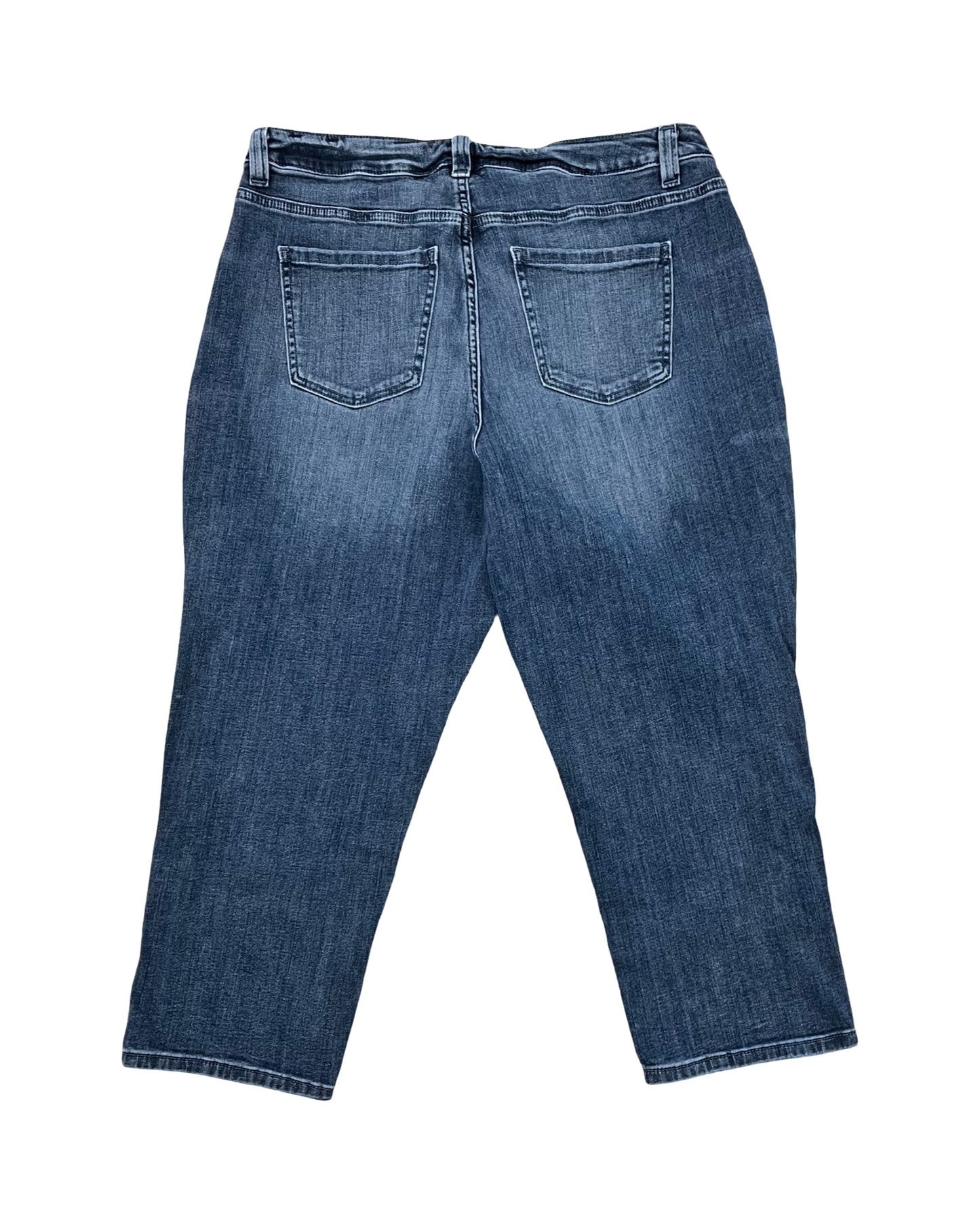 Jeans Straight By Lane Bryant In Blue Denim, Size:18