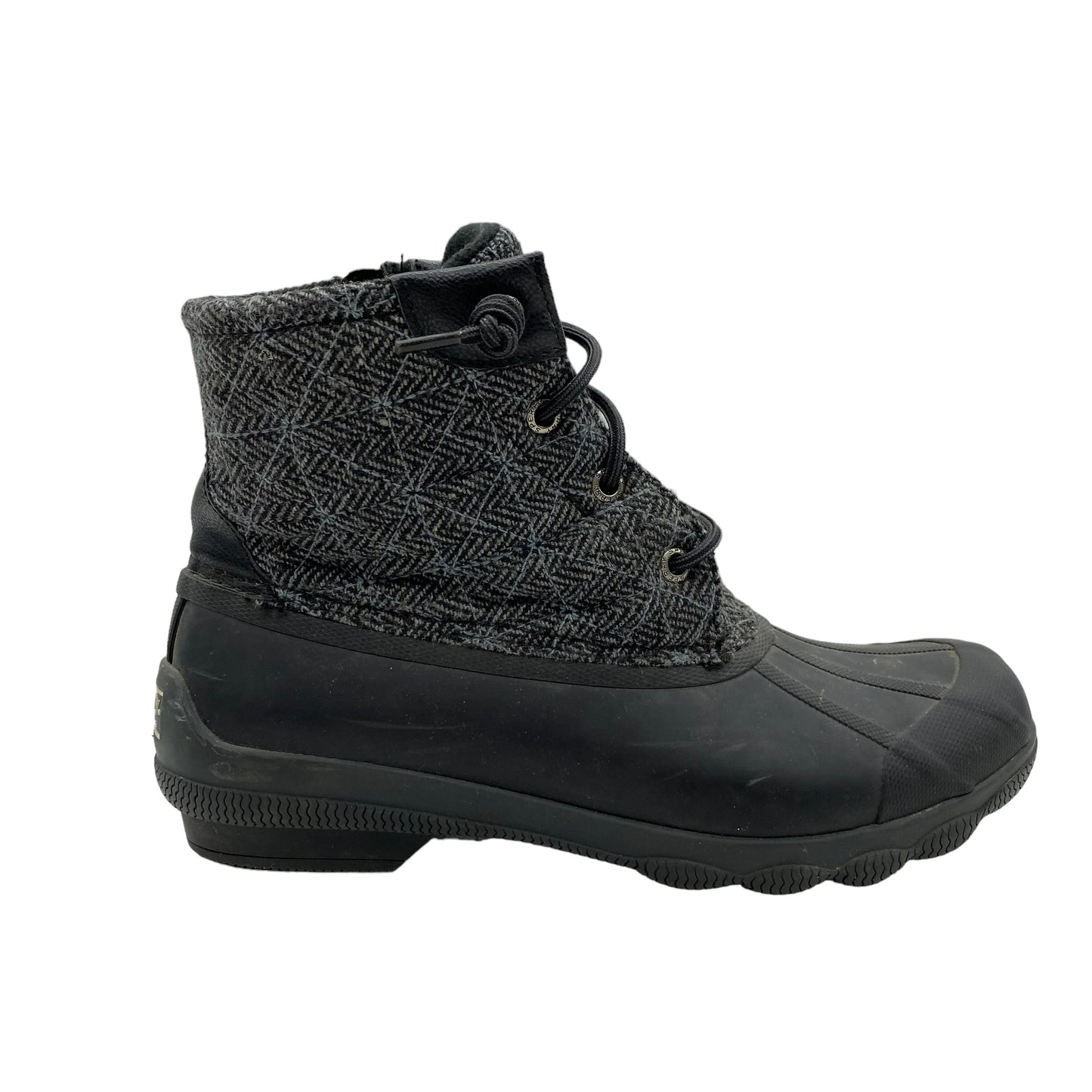 BLACK BOOTS RAIN by SPERRY Size:7.5