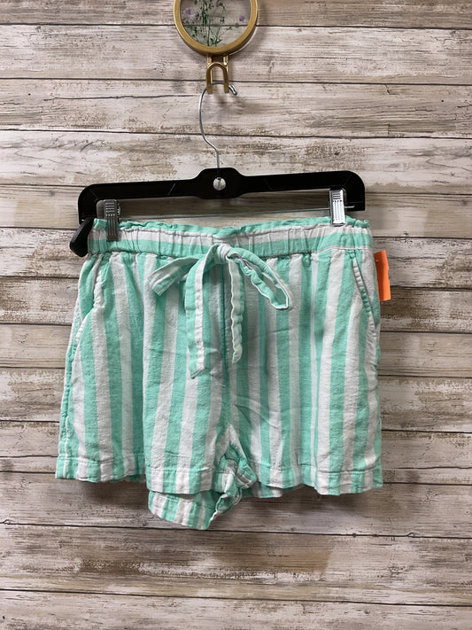 Shorts By Target-Designer In Green & White, Size:S