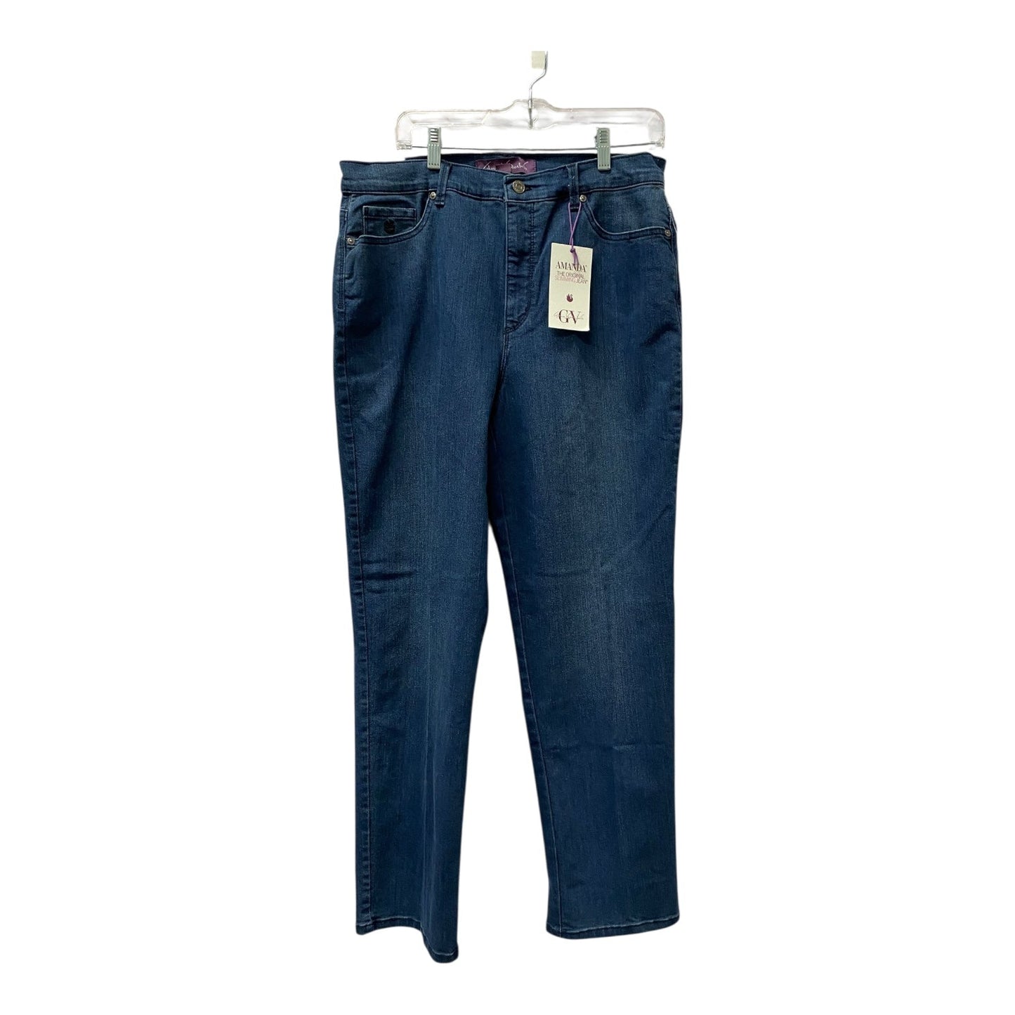 Jeans Boyfriend By Gloria Vanderbilt In Blue, Size:14
