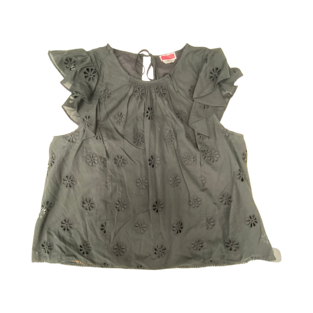 Top Sleeveless Designer By Kate Spade In Black, Size:Xxl
