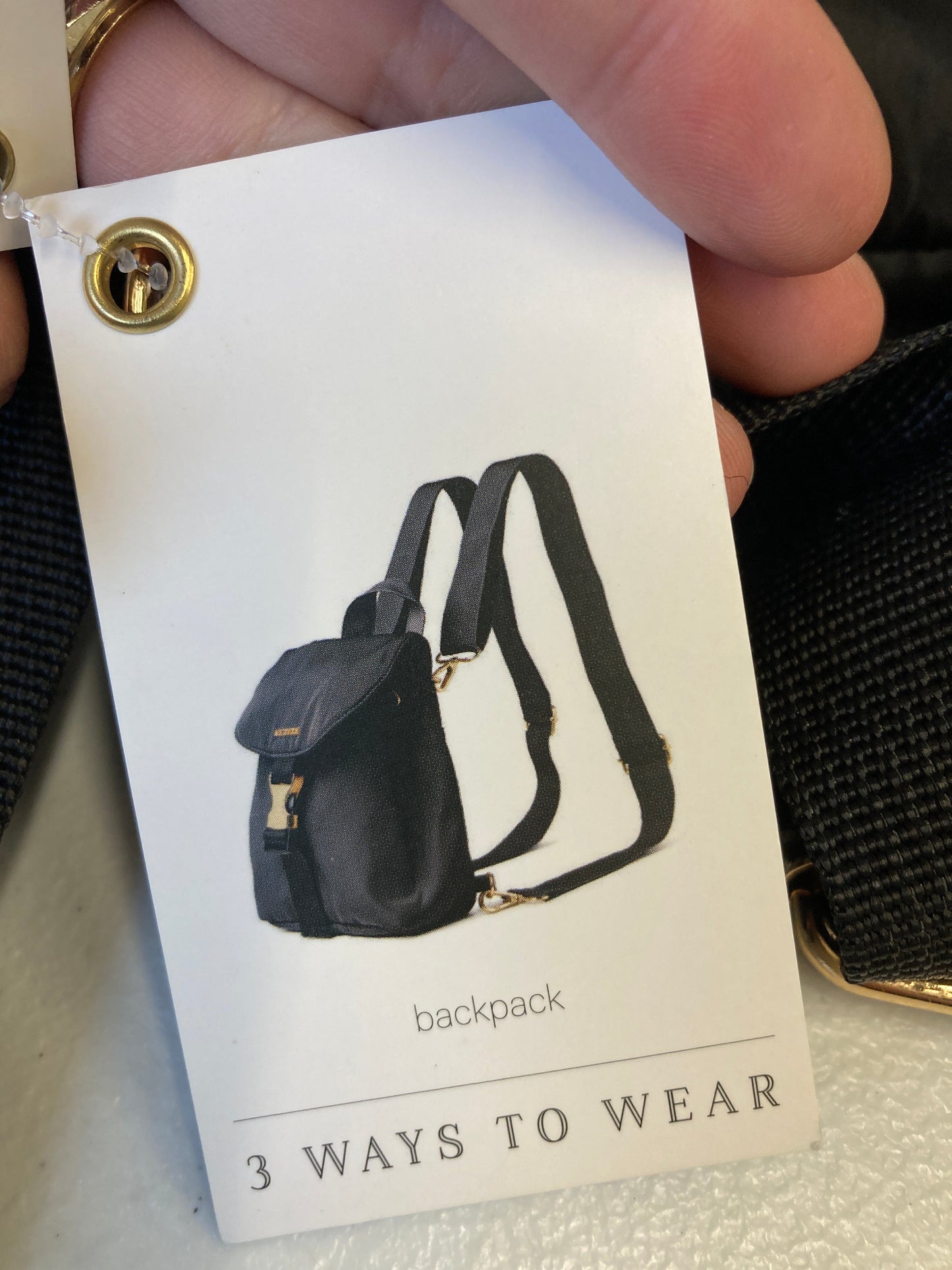 Backpack By Kedzie In Black, Size:Small