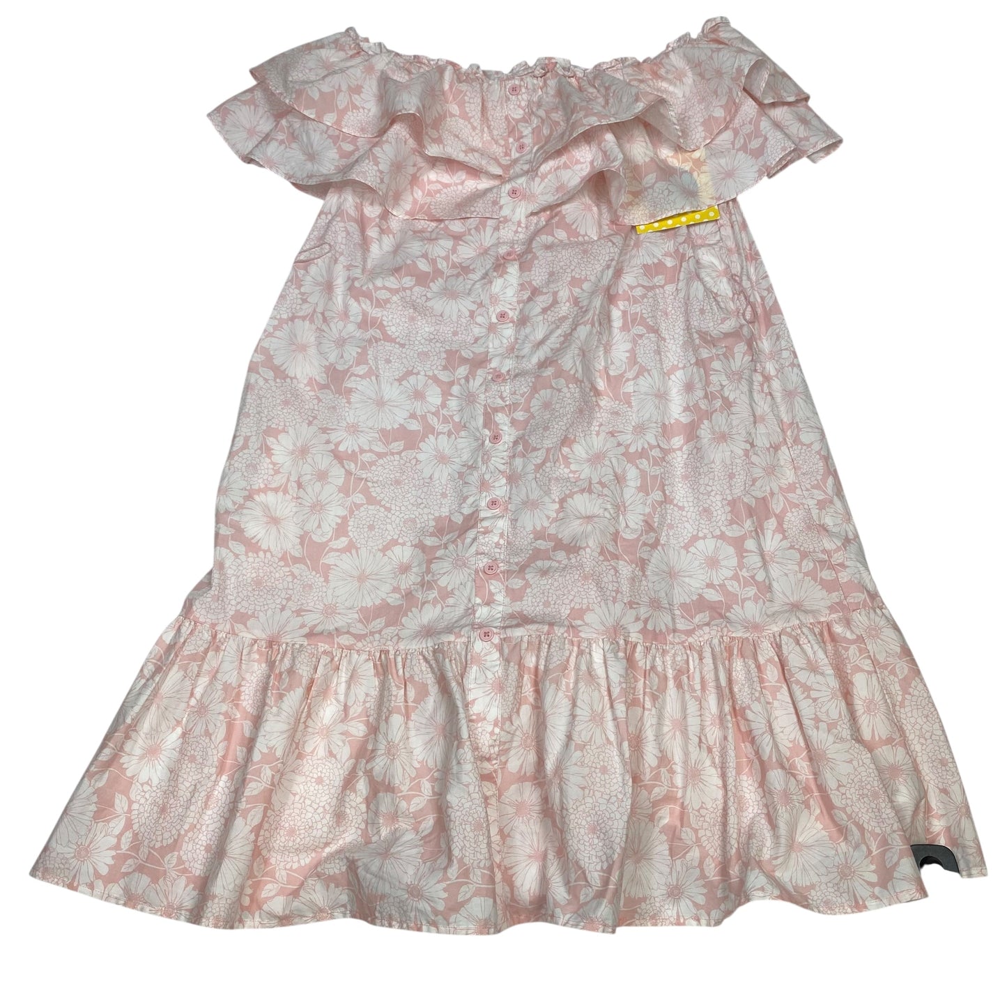 Dress Designer By Lisa Marie Fernandez In Pink & White, Size:M