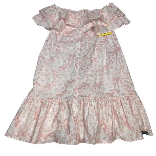 Dress Designer By Lisa Marie Fernandez In Pink & White, Size:M