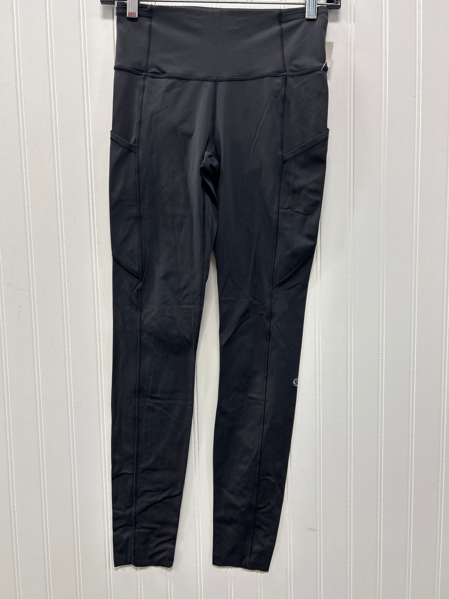 Athletic Leggings By Lululemon In Black, Size:4