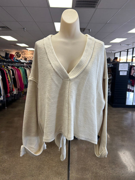 Sweater By Free People In Tan, Size:Xs