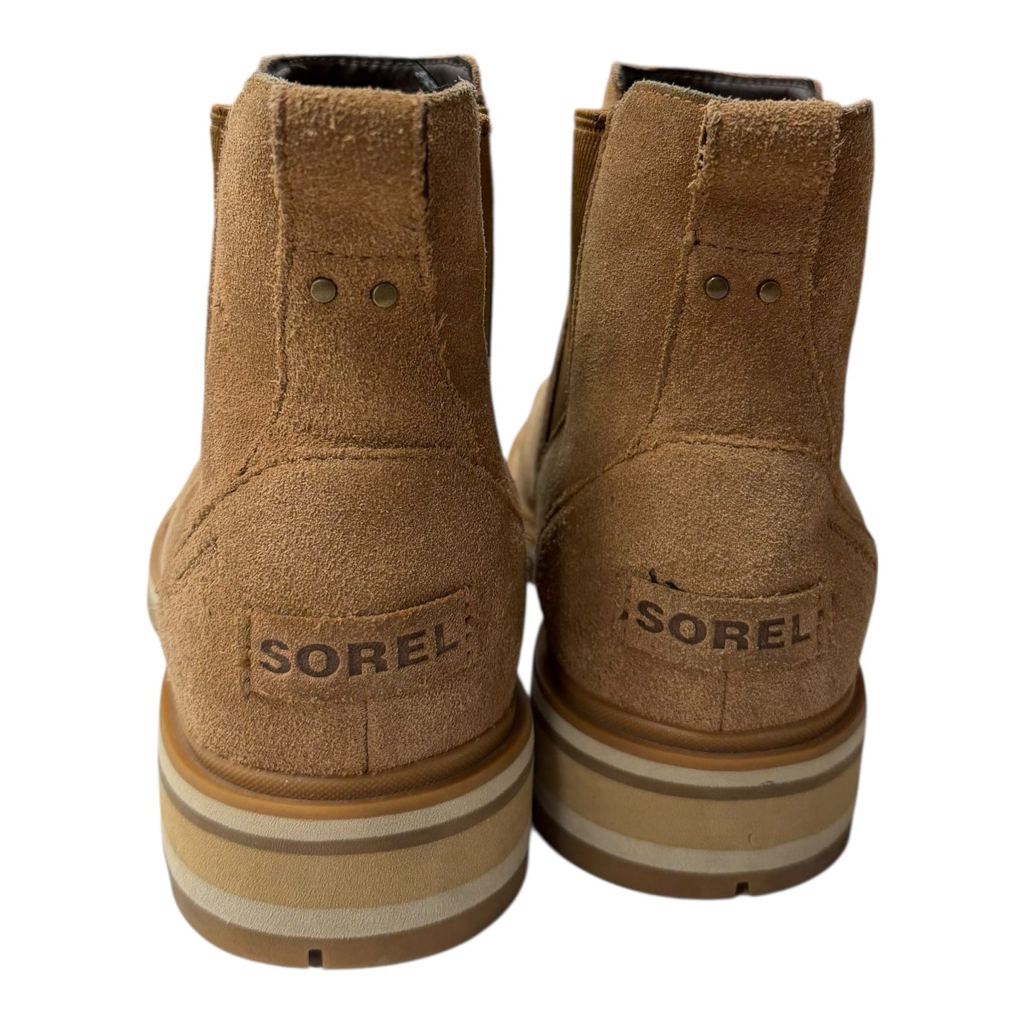 Boots Ankle Flats By Sorel In Tan, Size:9.5