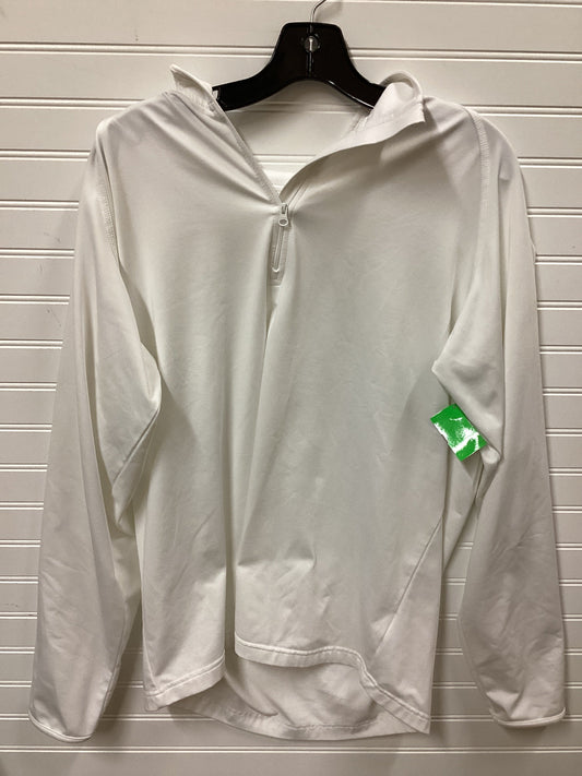 Athletic Top Ls Collar By Cmc In White, Size:L