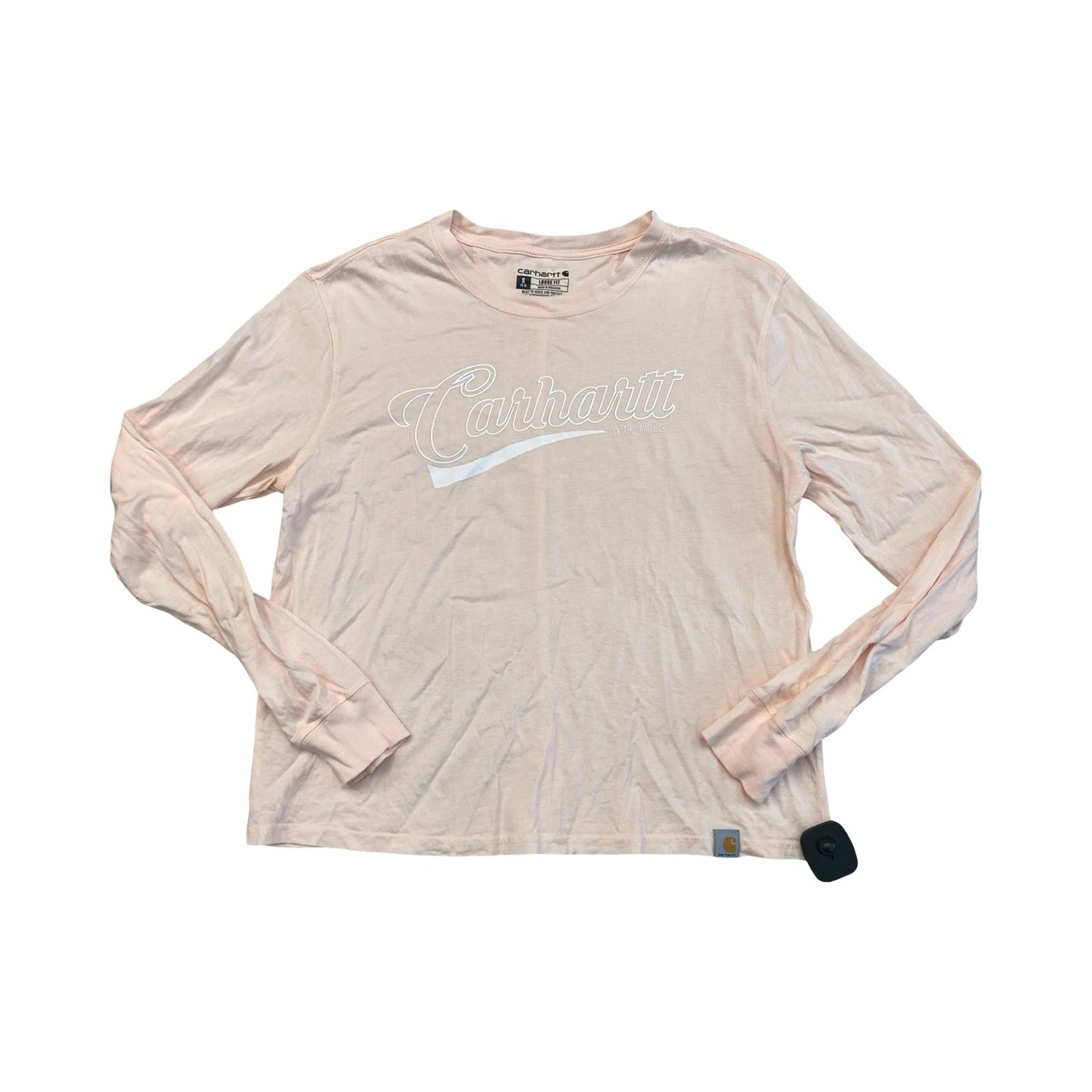 Top Ls Basic By Carhartt In Pink, Size:S