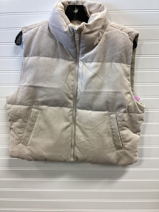 Vest Fleece By Love Tree In Cream, Size:L