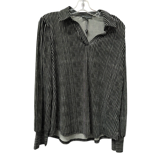 Top Ls By Adrianna Papell In Black, Size:L