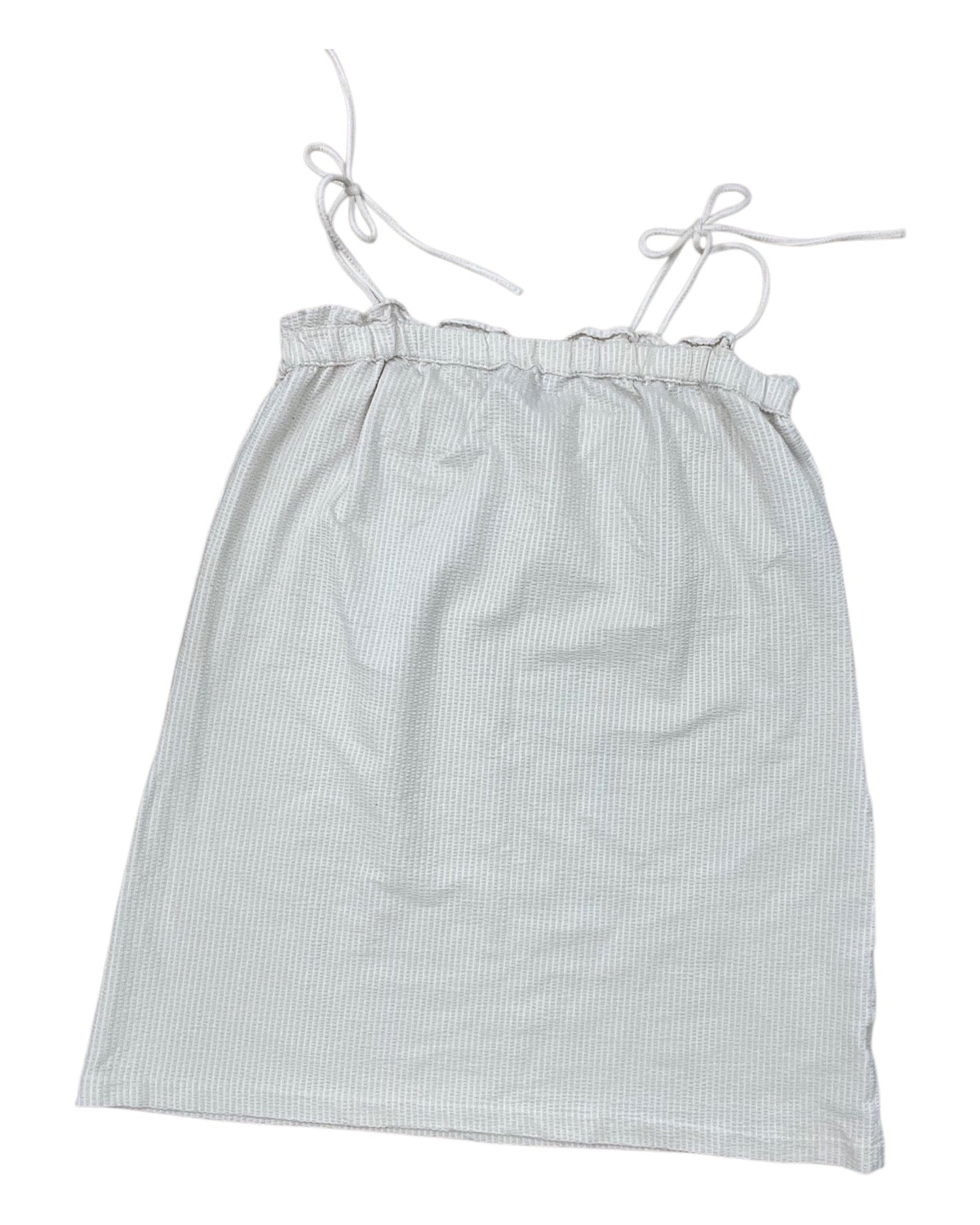 Dress Casual Midi By H&M In Cream, Size:M