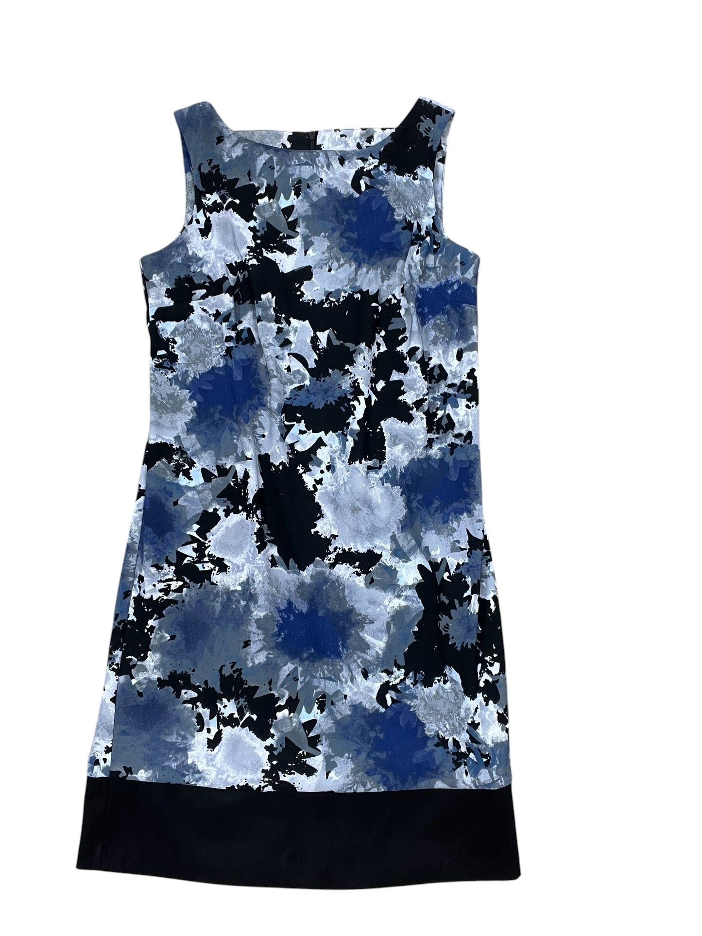 Dress Work By Ab Studio In Black & Blue, Size:6