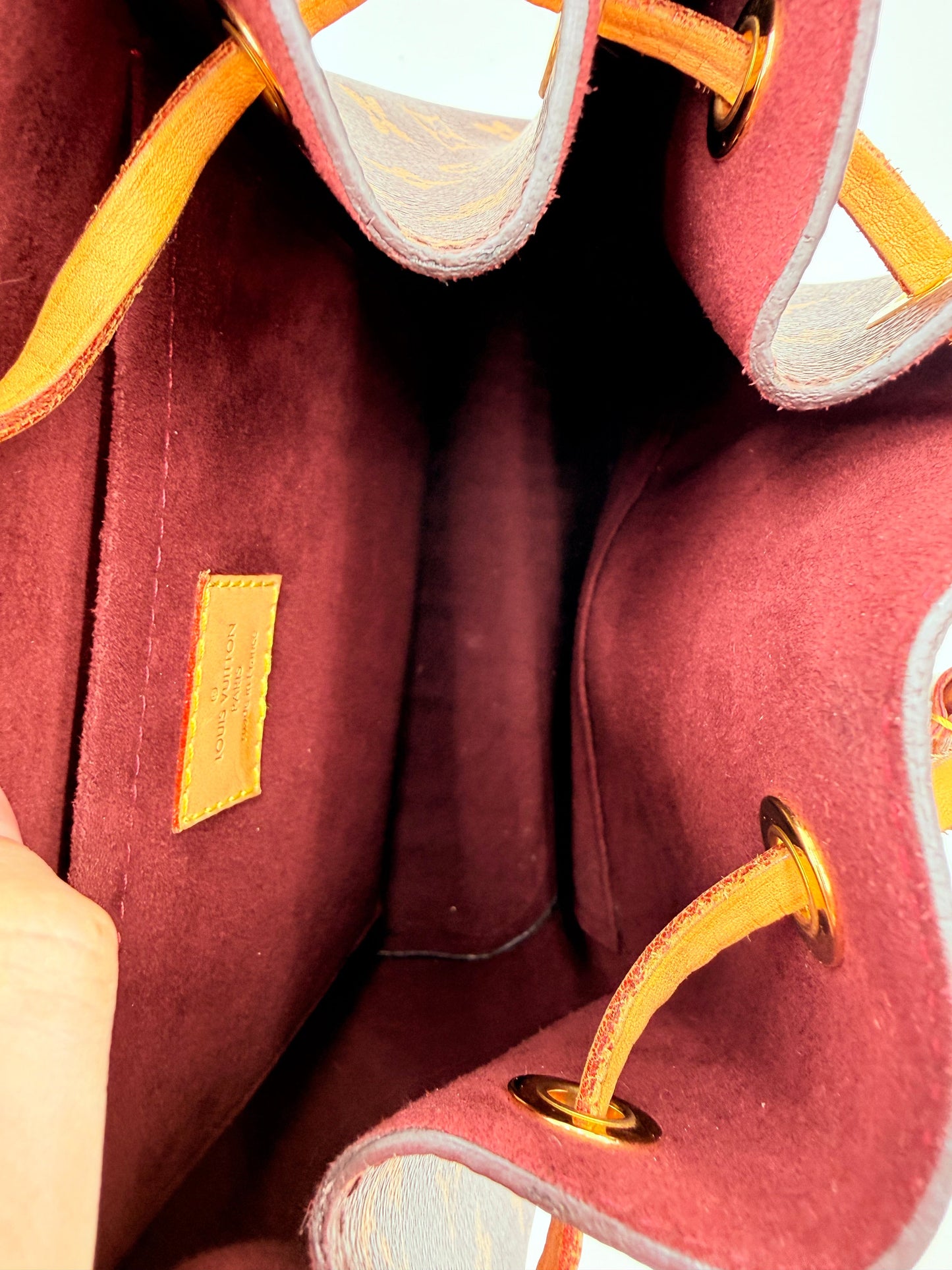 Backpack Luxury Designer By Louis Vuitton In Brown, Size:Medium