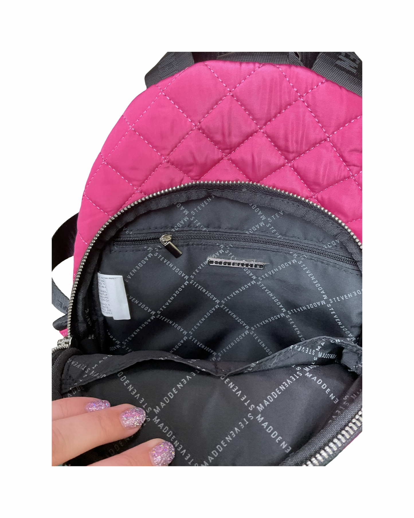 Backpack By Steve Madden In Pink, Size:Medium
