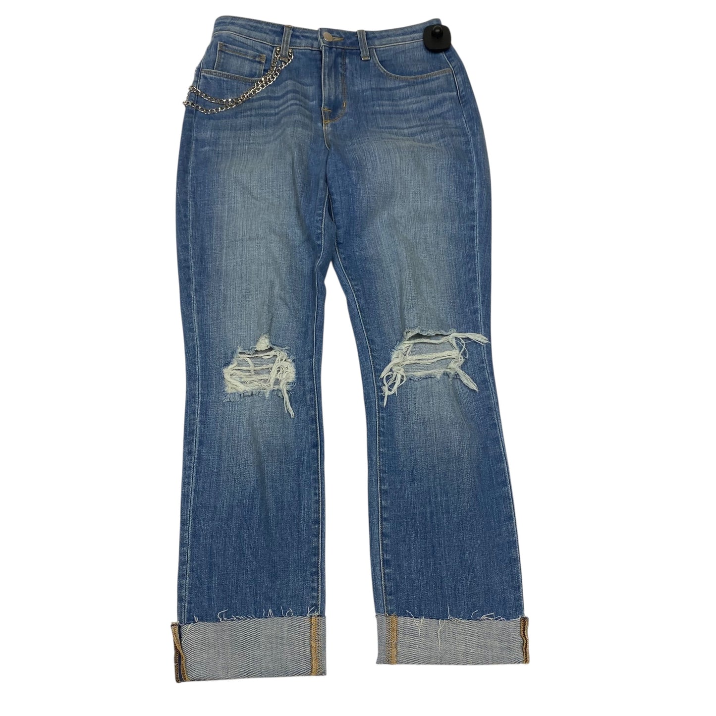 Jeans Skinny By L Agence In Blue Denim, Size:2