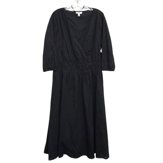 Dress Casual Midi By ON 34th In Black, Size:Xl