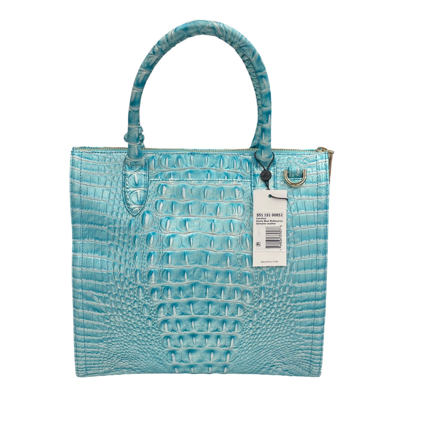 Handbag Designer By Brahmin In Blue, Size:Medium