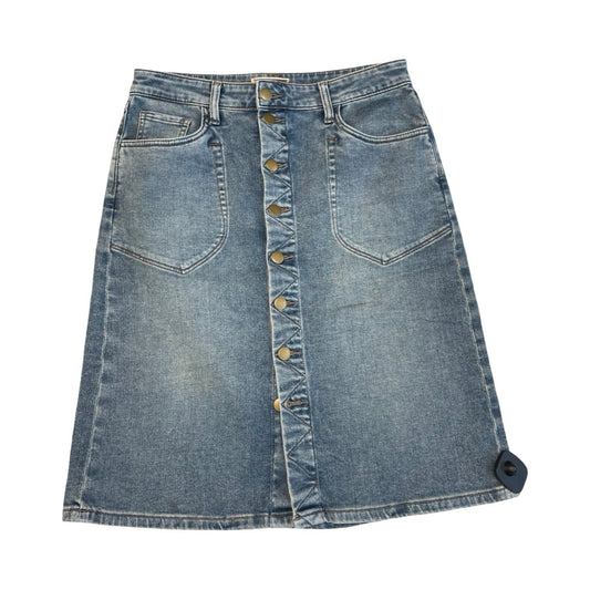 Skirt Midi By Kut In Blue Denim, Size:4