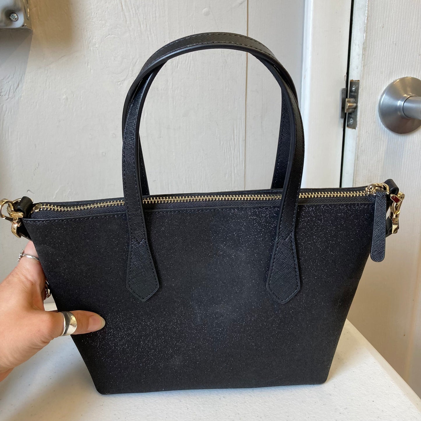 Handbag Designer By Kate Spade In Black, Size:Small