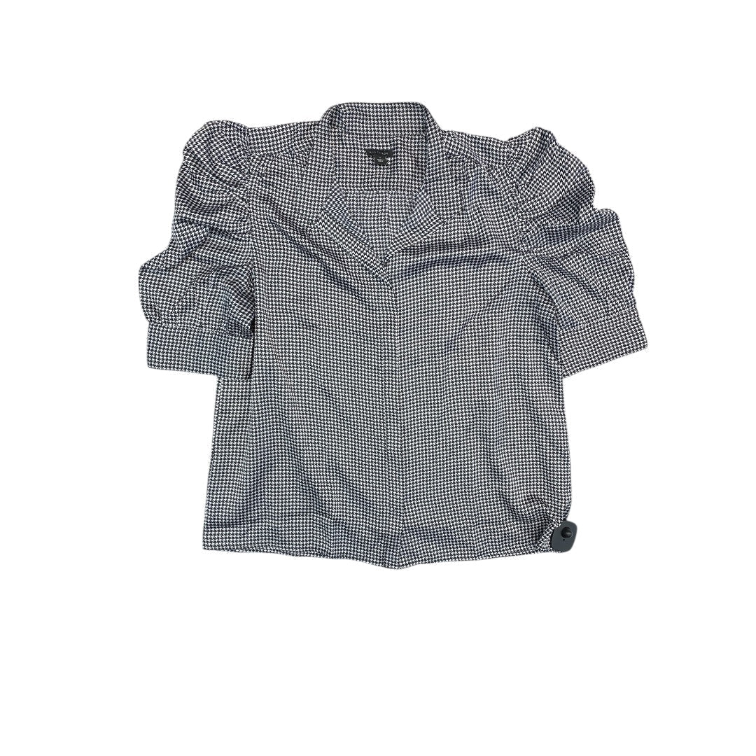 Top Ss By Ann Taylor In Black & White, Size:M