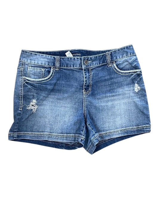 Shorts By Maurices In Blue Denim, Size:16