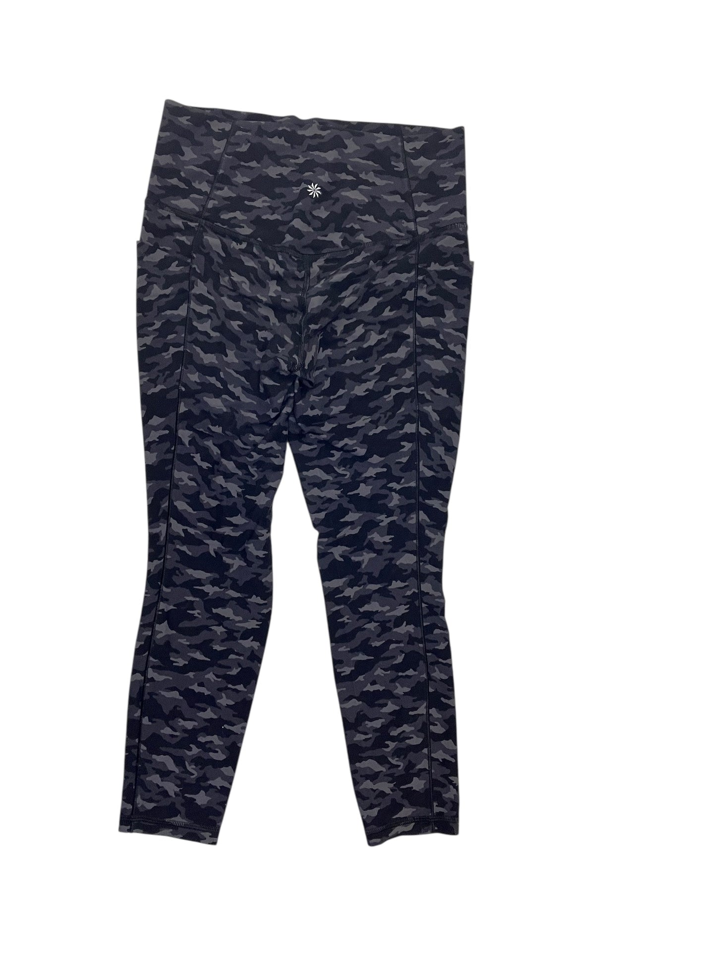 Athletic Leggings By Athleta In Camouflage Print, Size:M