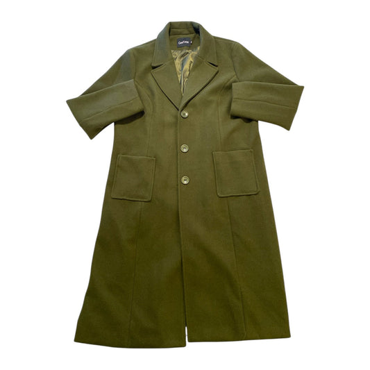 Coat Peacoat By Cmc In Green, Size:Xxl
