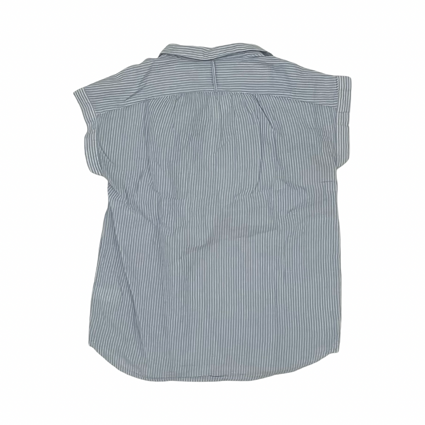 Blouse Ss By Beachlunchlounge In Blue & White, Size:M