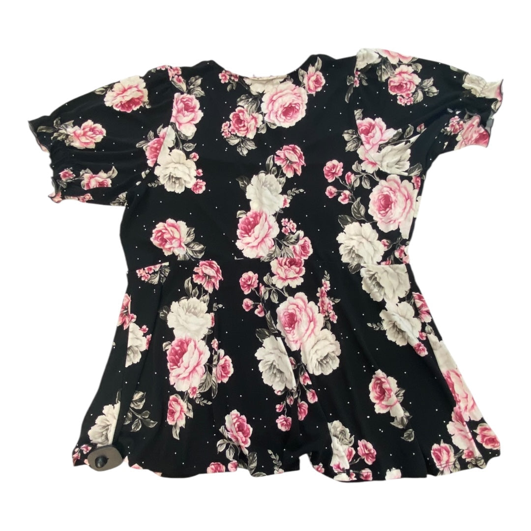 Top Ss By Torrid In Floral Print, Size:1X