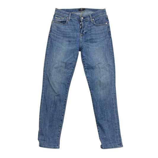 Jeans Straight By 7 For All Mankind In Blue, Size:2