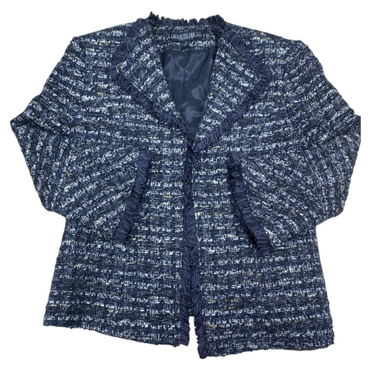 Blazer Designer By Lafayette 148 In Black, Size:8