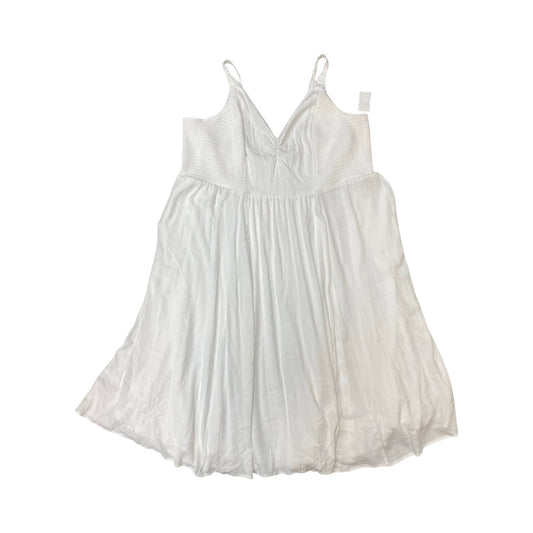 Dress Casual Midi By Torrid In White, Size:5.5