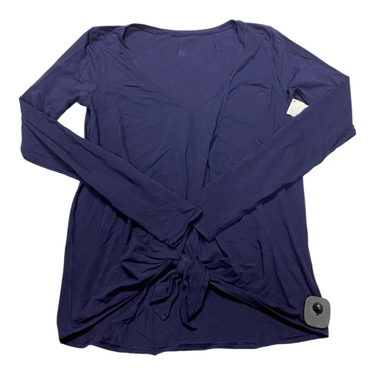 Athletic Top Ls Crewneck By Lululemon In Purple, Size:4