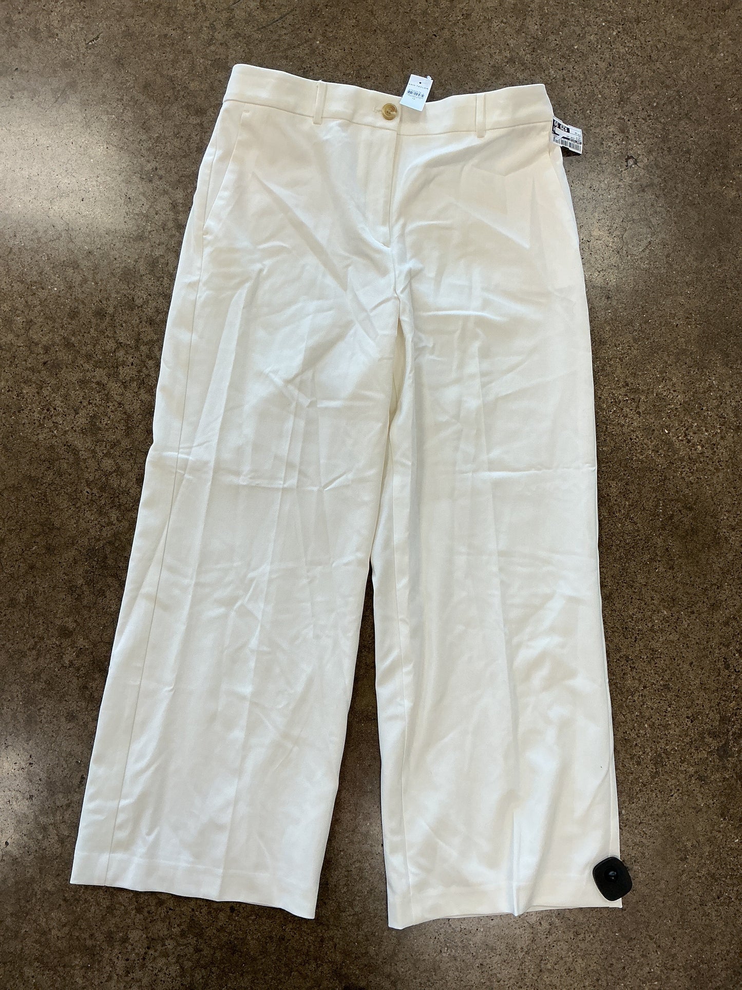 Pants Wide Leg By Ann Taylor In White, Size:12