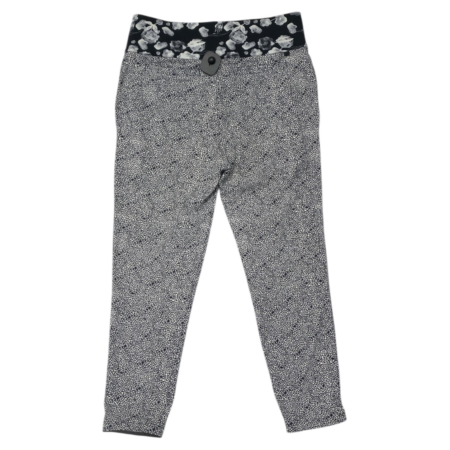Athletic Pants By Lululemon In Black & White, Size:6