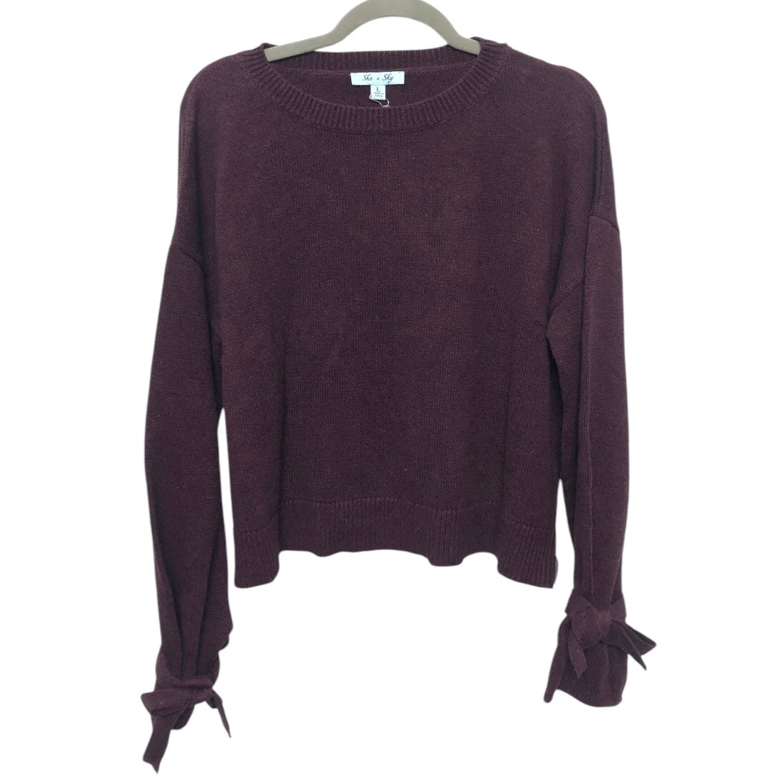 Sweater By She + Sky In Purple, Size:L