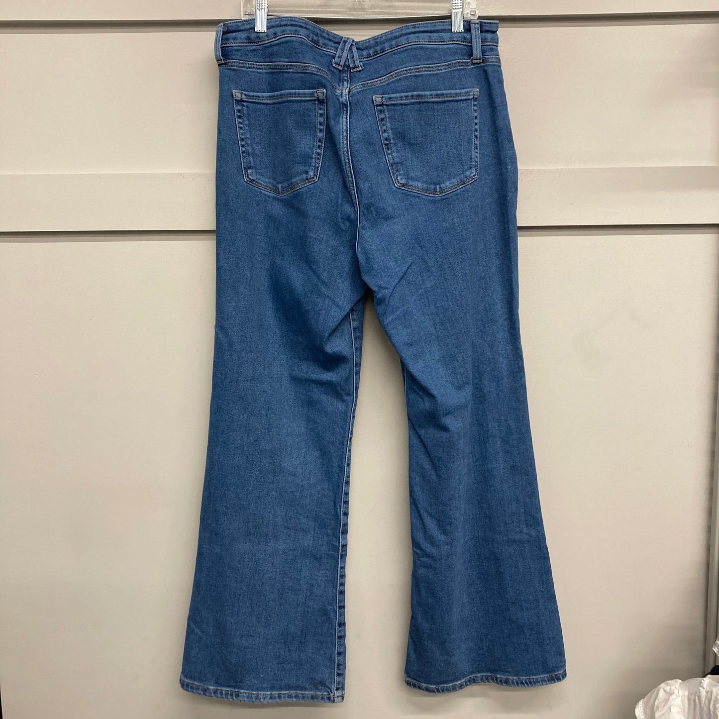 Jeans Flared By Lc Lauren Conrad In Blue Denim, Size:14