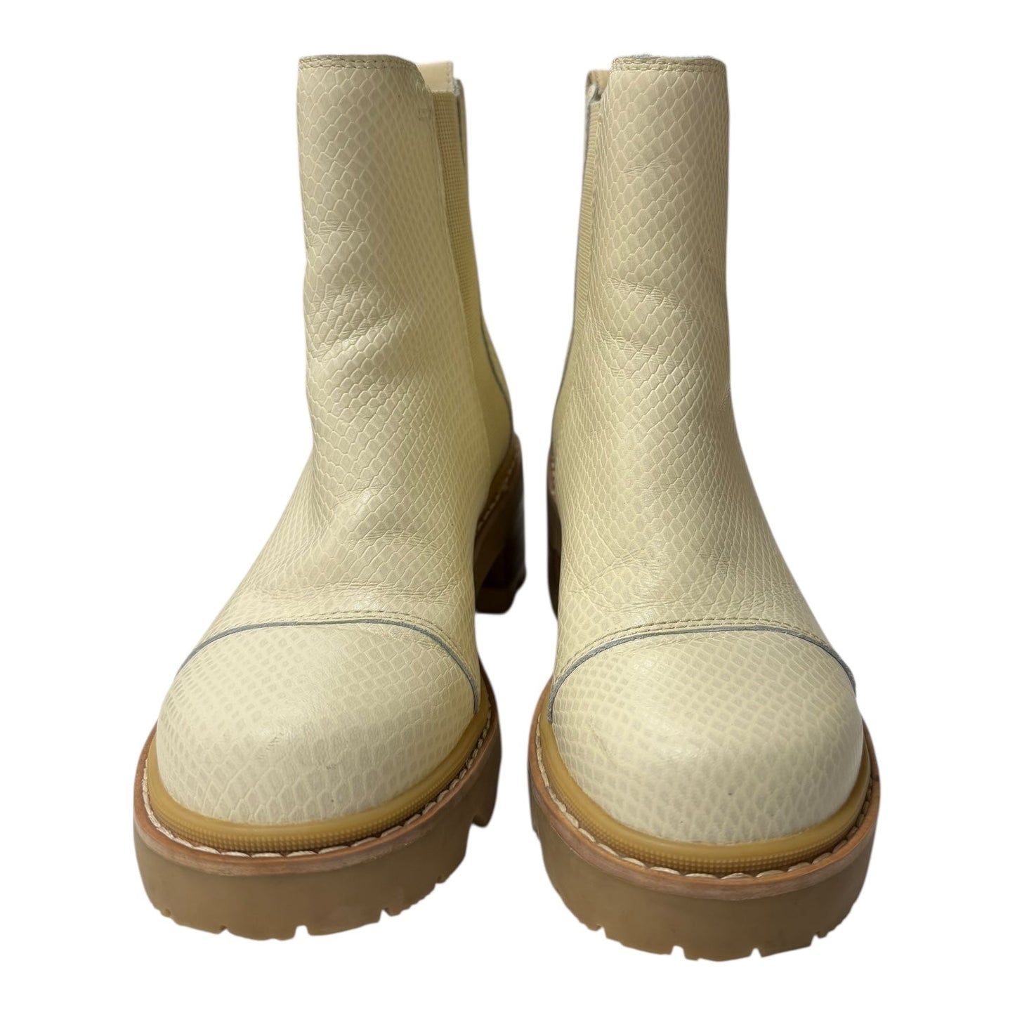 Boots Ankle Flats By Sorel In Cream, Size:8