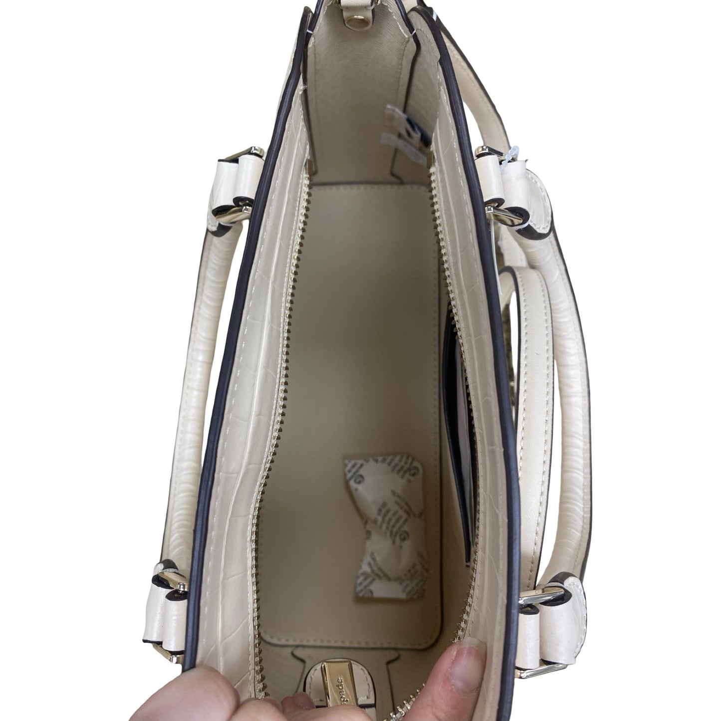 Handbag Designer By Kate Spade In Beige, Size:Small