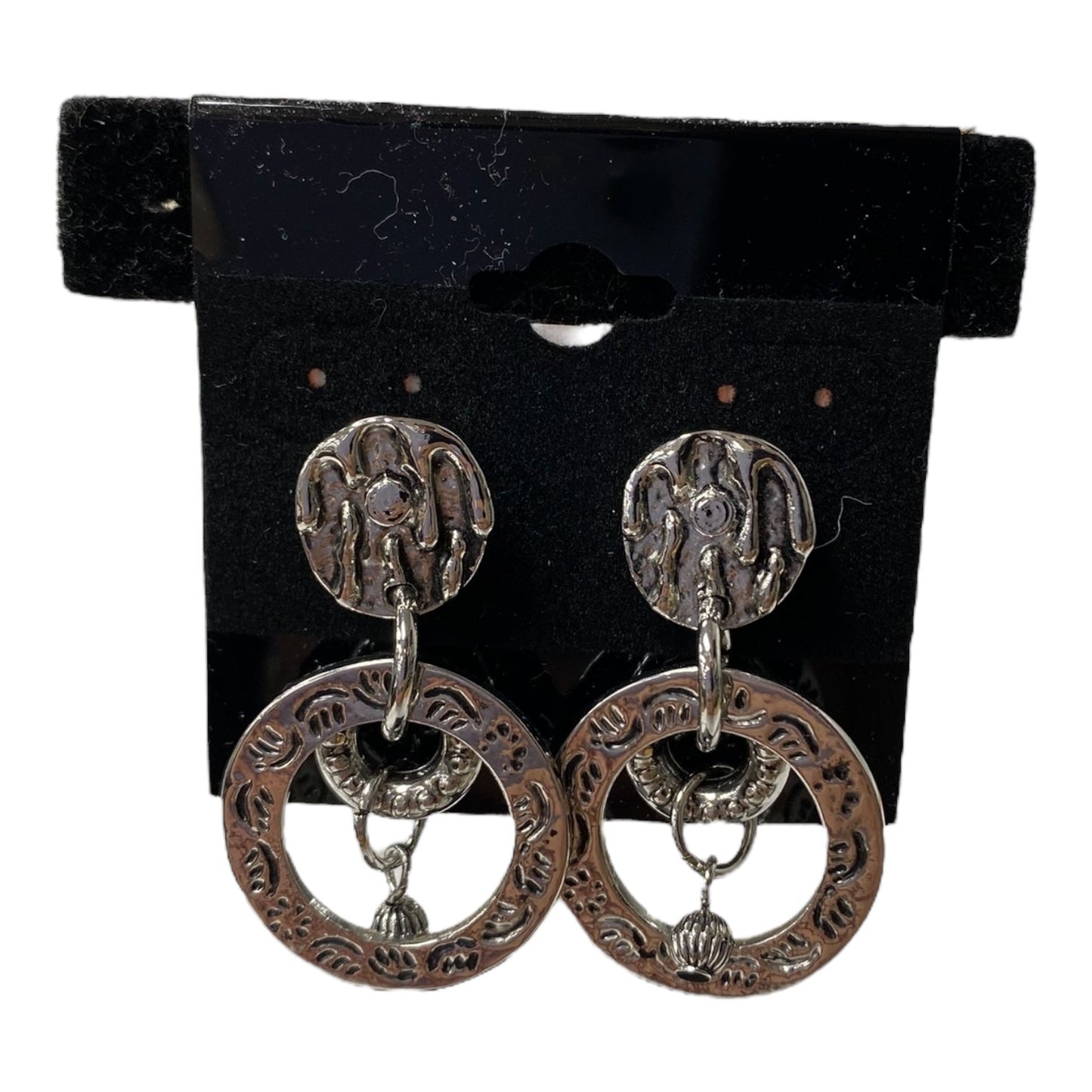 Earrings Dangle/Drop By Chicos In Silver