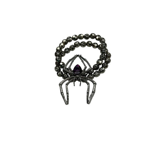 Bracelet Other By Clothes Mentor In Purple & Silver