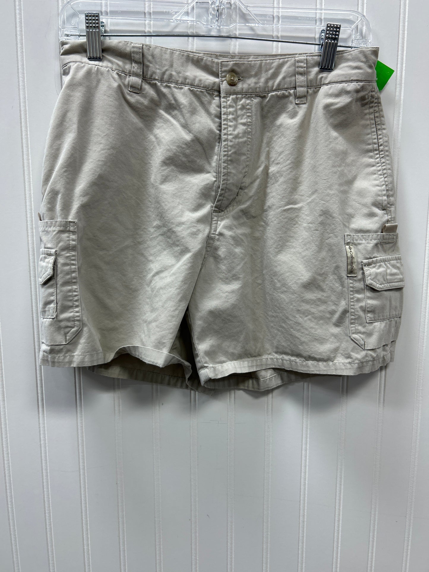 Athletic Shorts By Columbia In Grey, Size:M
