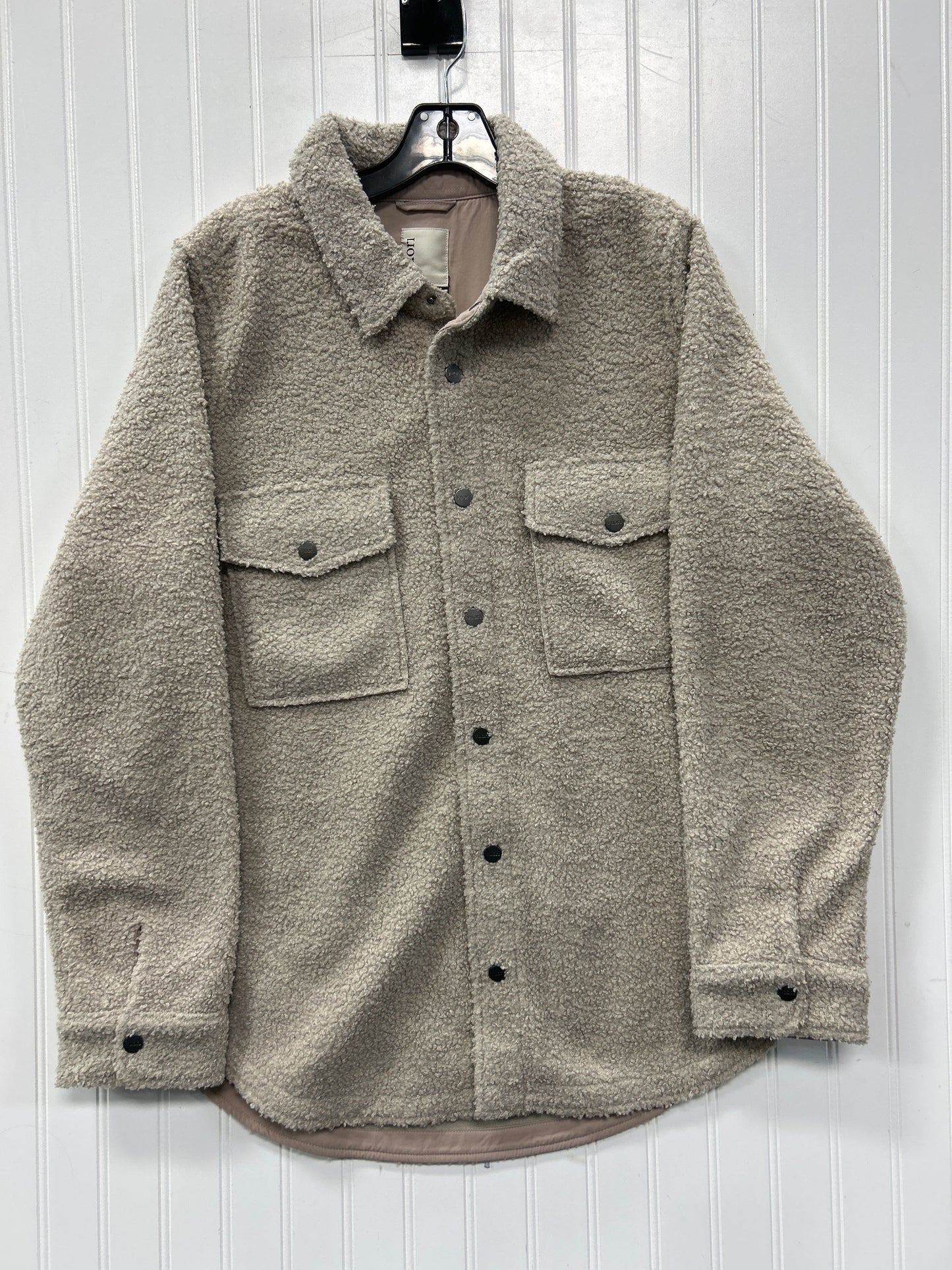 Jacket Fleece By Vuori In Taupe, Size:L