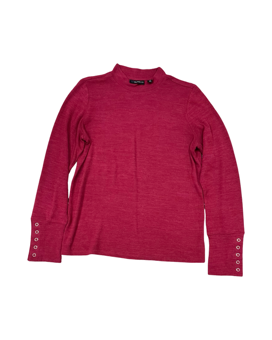 Top Ls By Rafaella In Red, Size:M