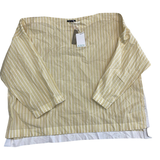 Top Ls By J. Crew In Yellow, Size:3X