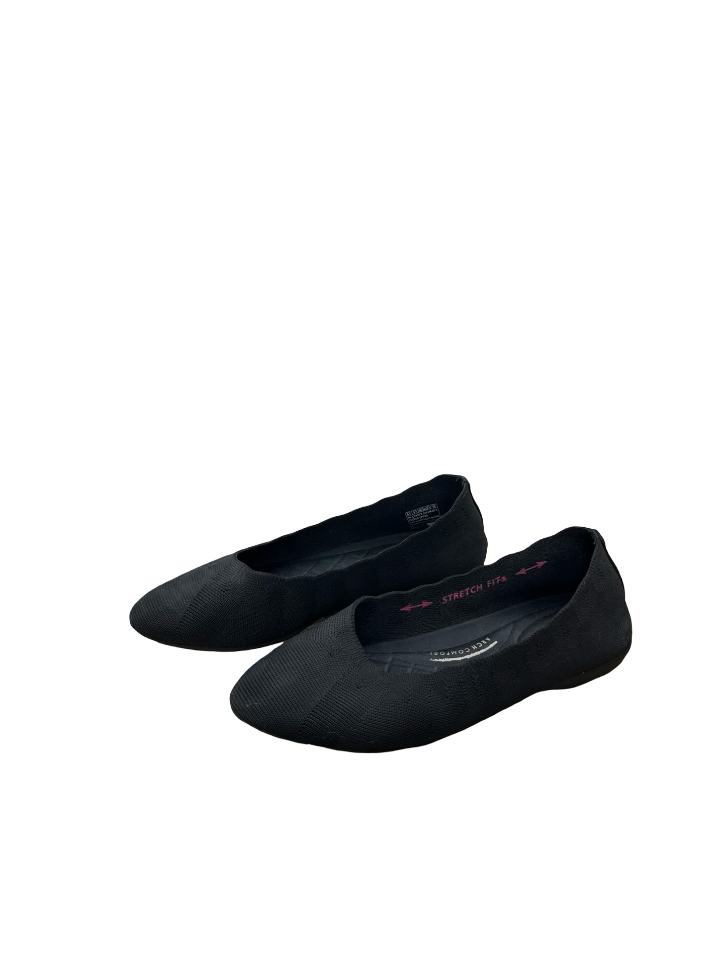 Shoes Flats By Skechers In Black, Size:6.5